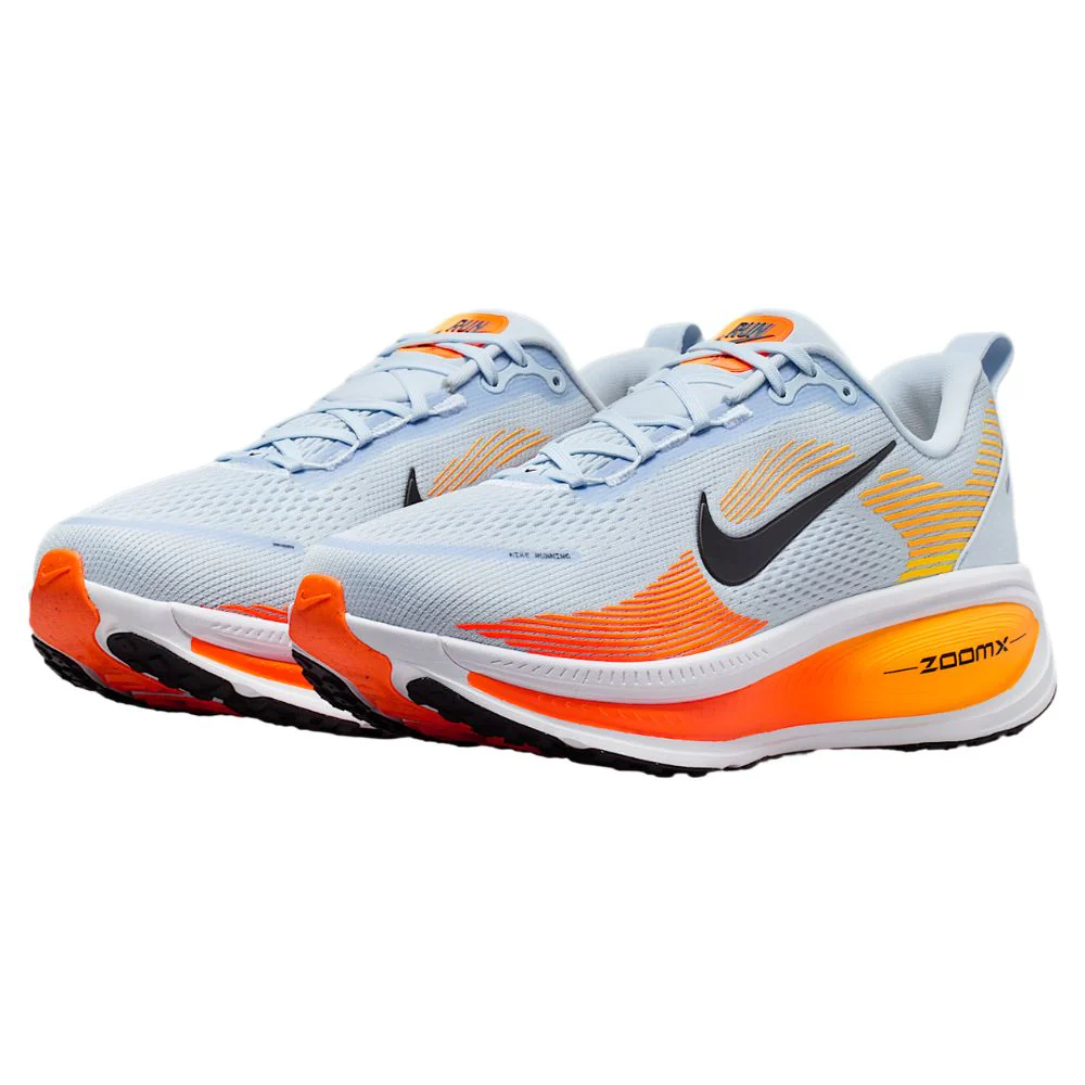 Vomero 18 Wide Men's :Hydrogen Blue | Laser Orange - Image 5