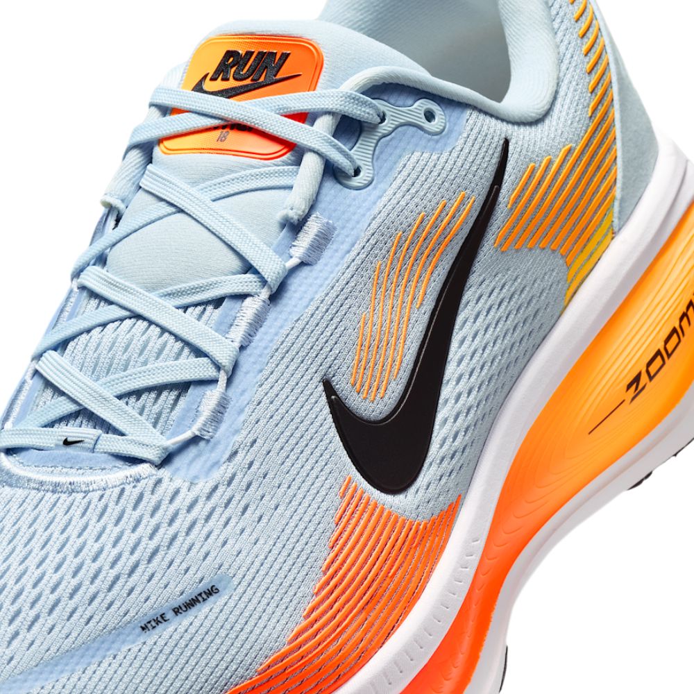 Vomero 18 Wide Men's :Hydrogen Blue | Laser Orange - Image 7