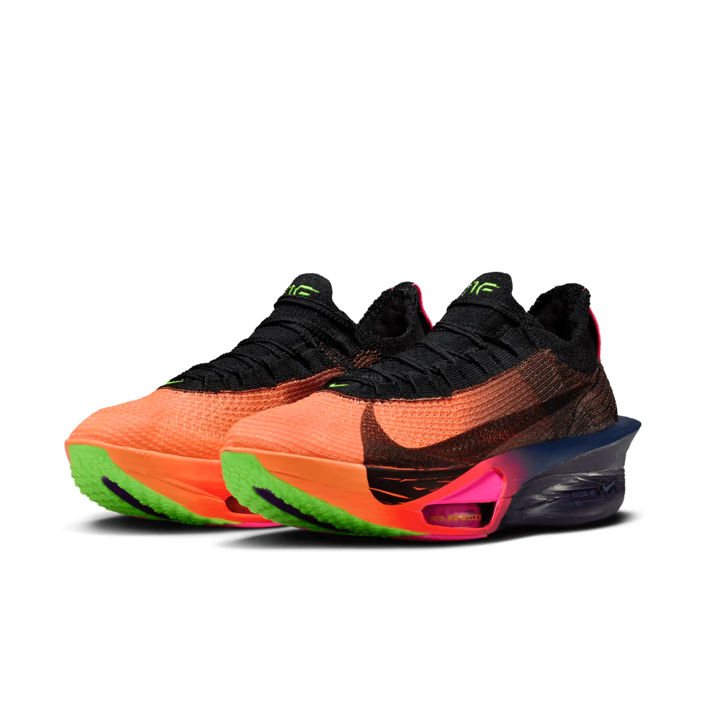 Air Zoom Alphafly Next% 3 Glam Women's :Orange Pulse | Black Purple Dynasty - Image 2