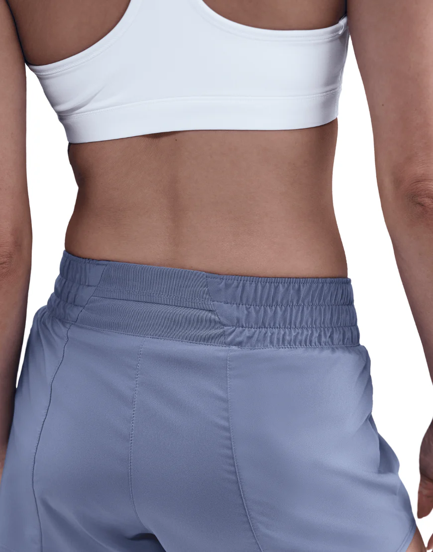 Women's Dri-FIT Mid-Rise Loose 3" Brief-Lined One Swoosh Running Shorts :World Indigo - Image 2