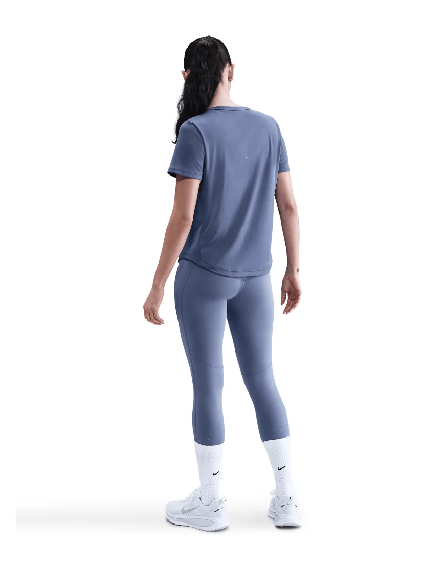 Women's Dri-FIT Tempo Swoosh Short-Sleeve Running Top :World Indigo | White - Image 5