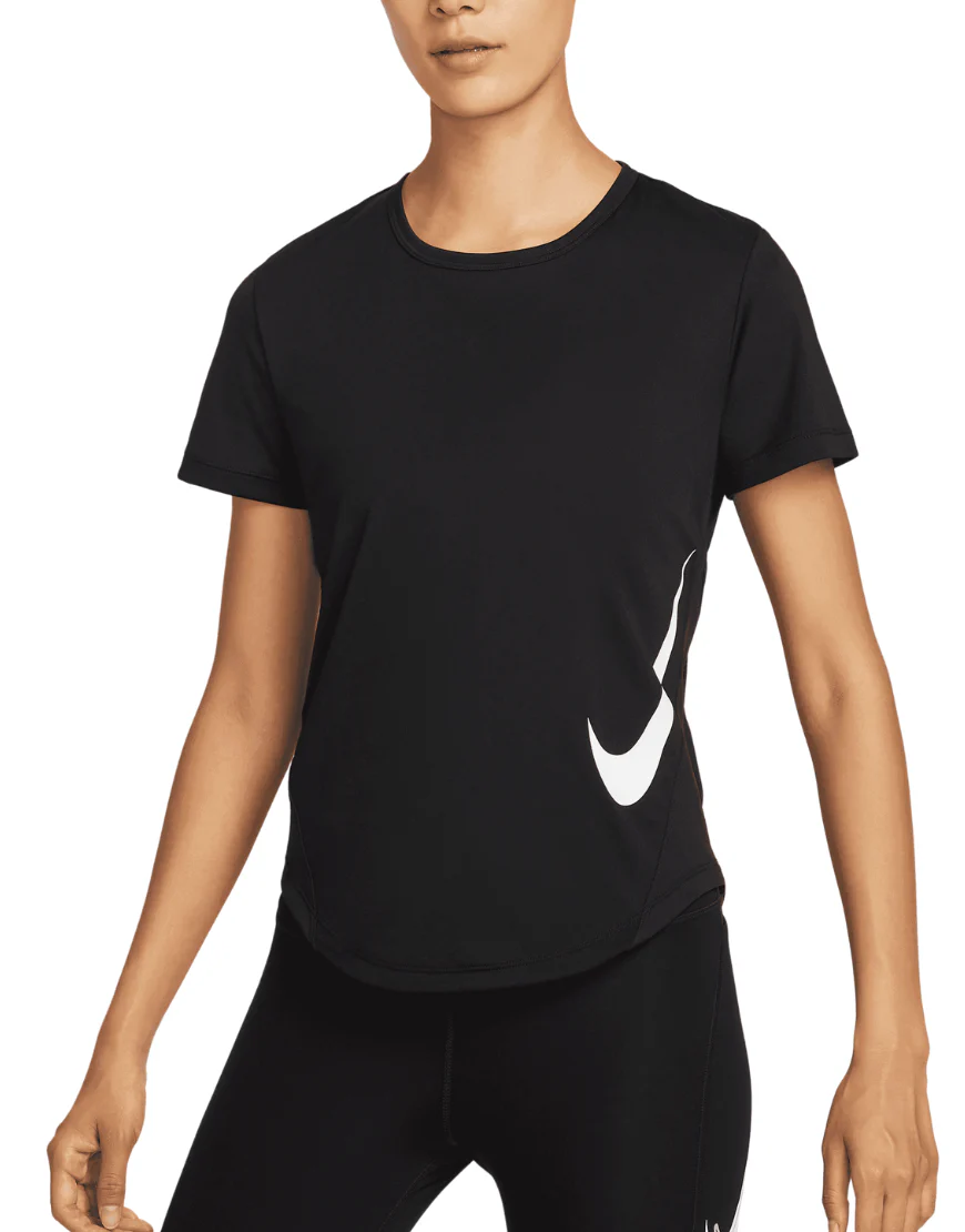 Women's Dri-FIT Tempo Swoosh Run Short-Sleeve Running Top :Black