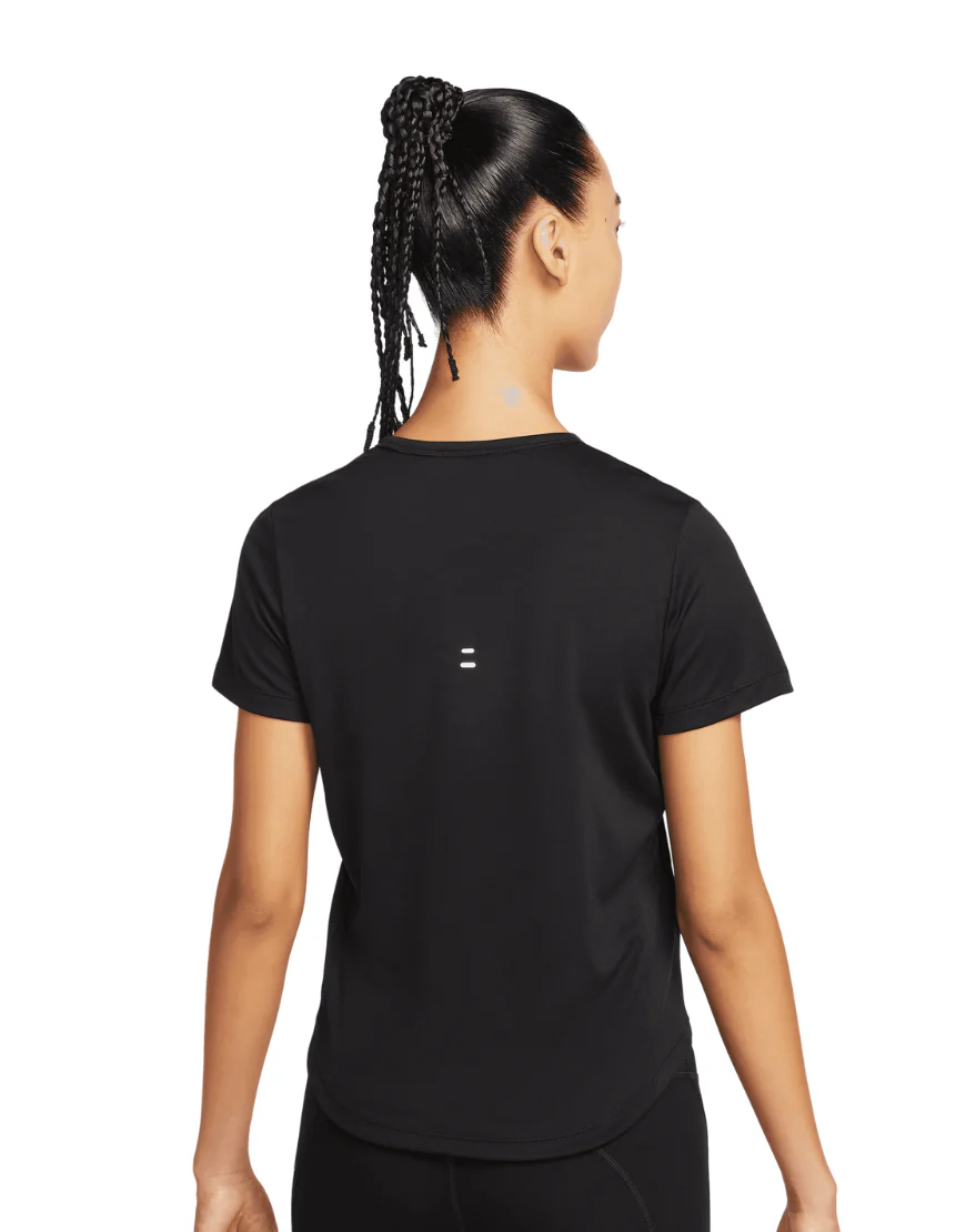 Women's Dri-FIT Tempo Swoosh Run Short-Sleeve Running Top :Black - Image 2