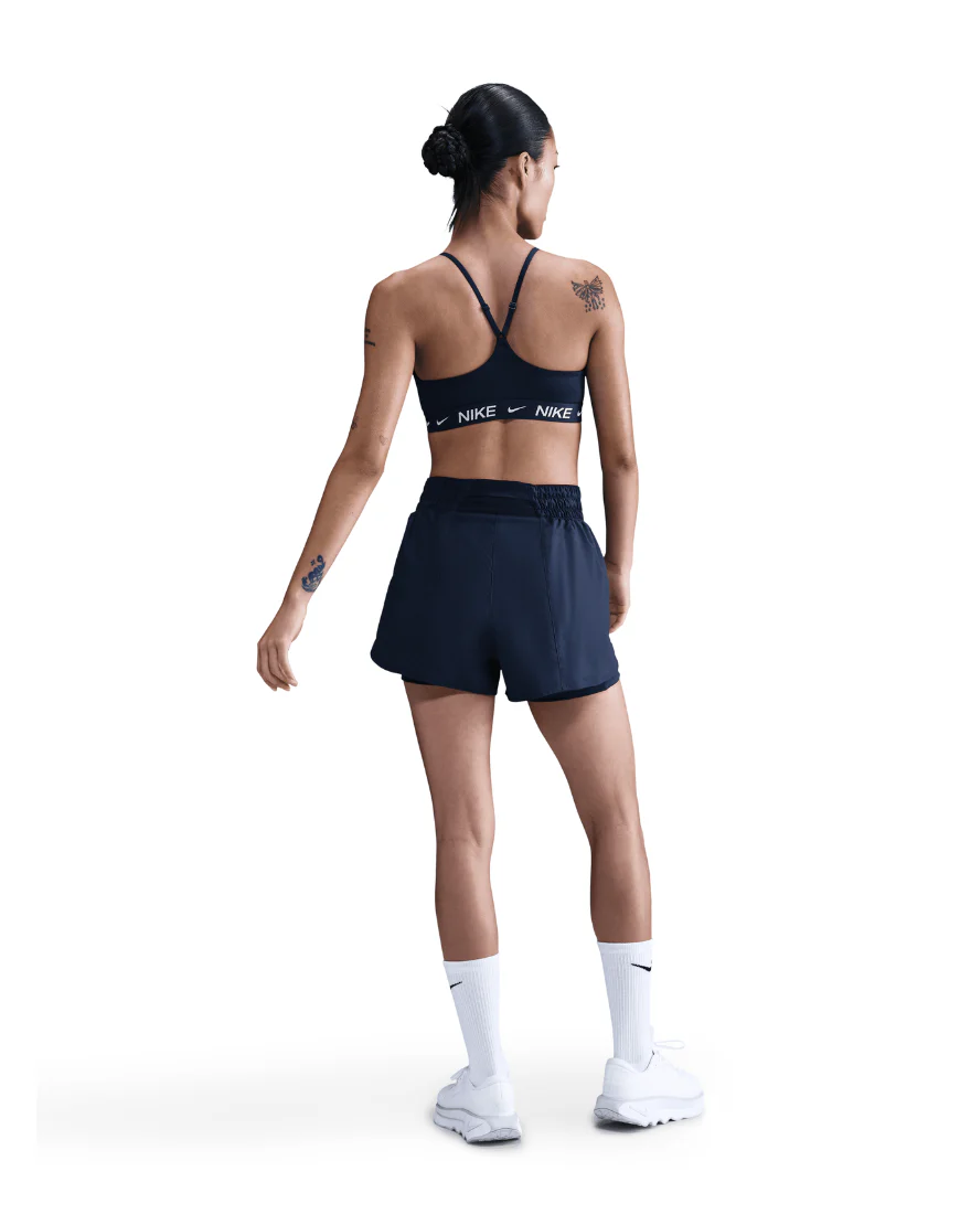 Women's Padded Adjustable Indy Light Support Sports Bra :Midnight Navy - Image 5