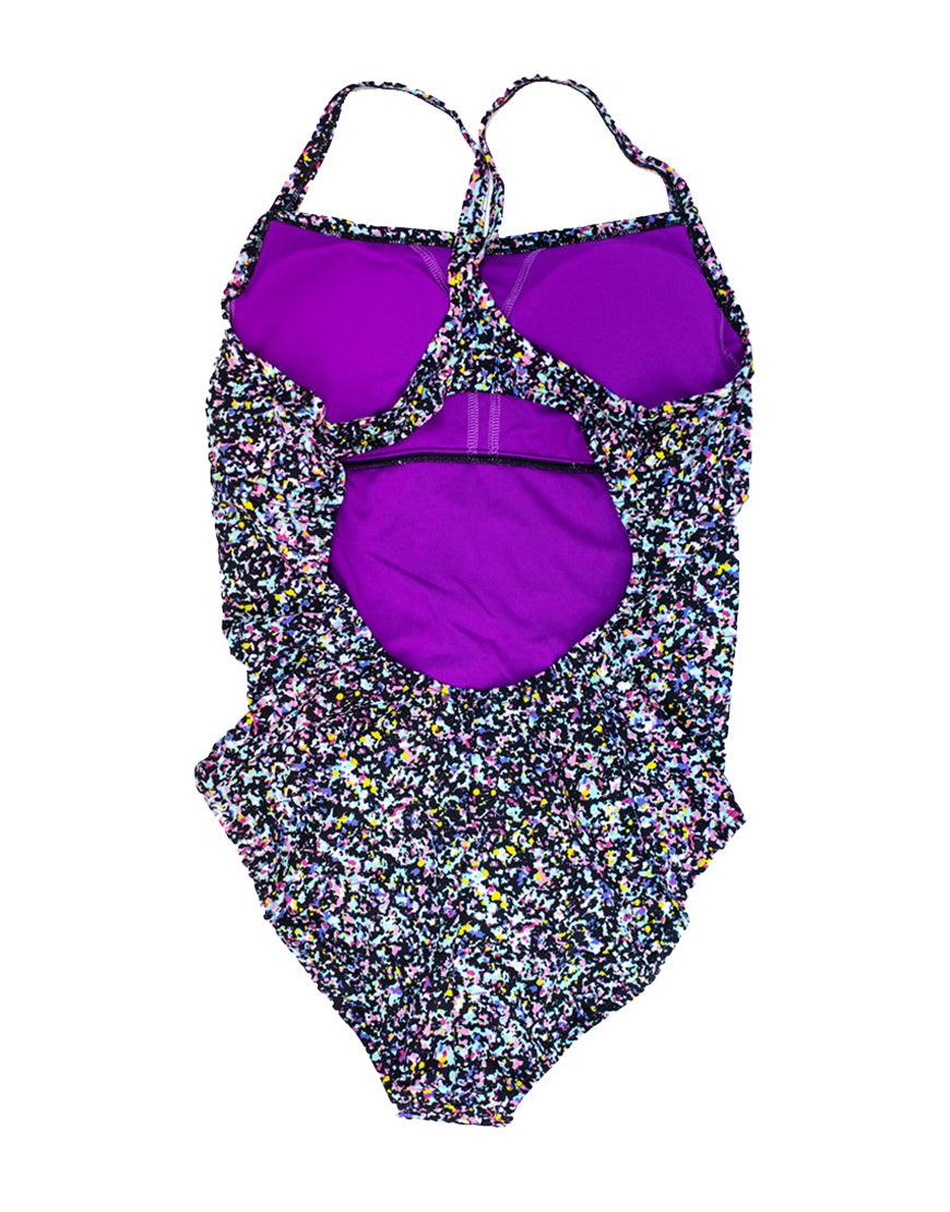 Women's 1Piece Swimsuit :Black | Pink - Image 2