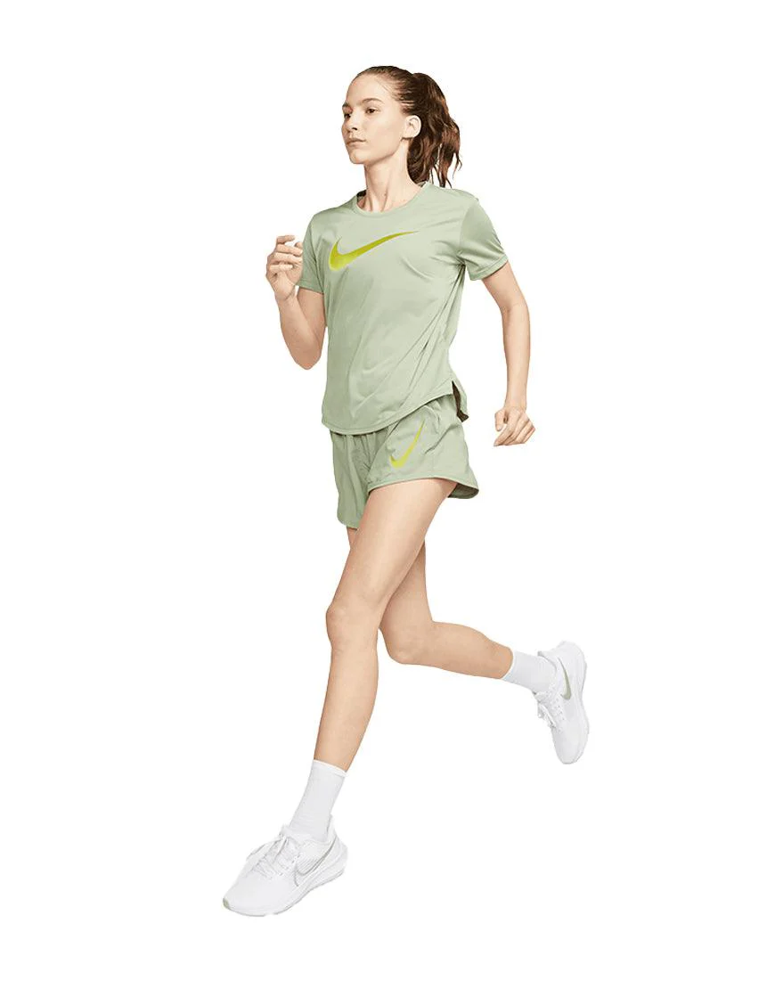 Women's DriFIT One Running Tee :Oil Green - Image 2