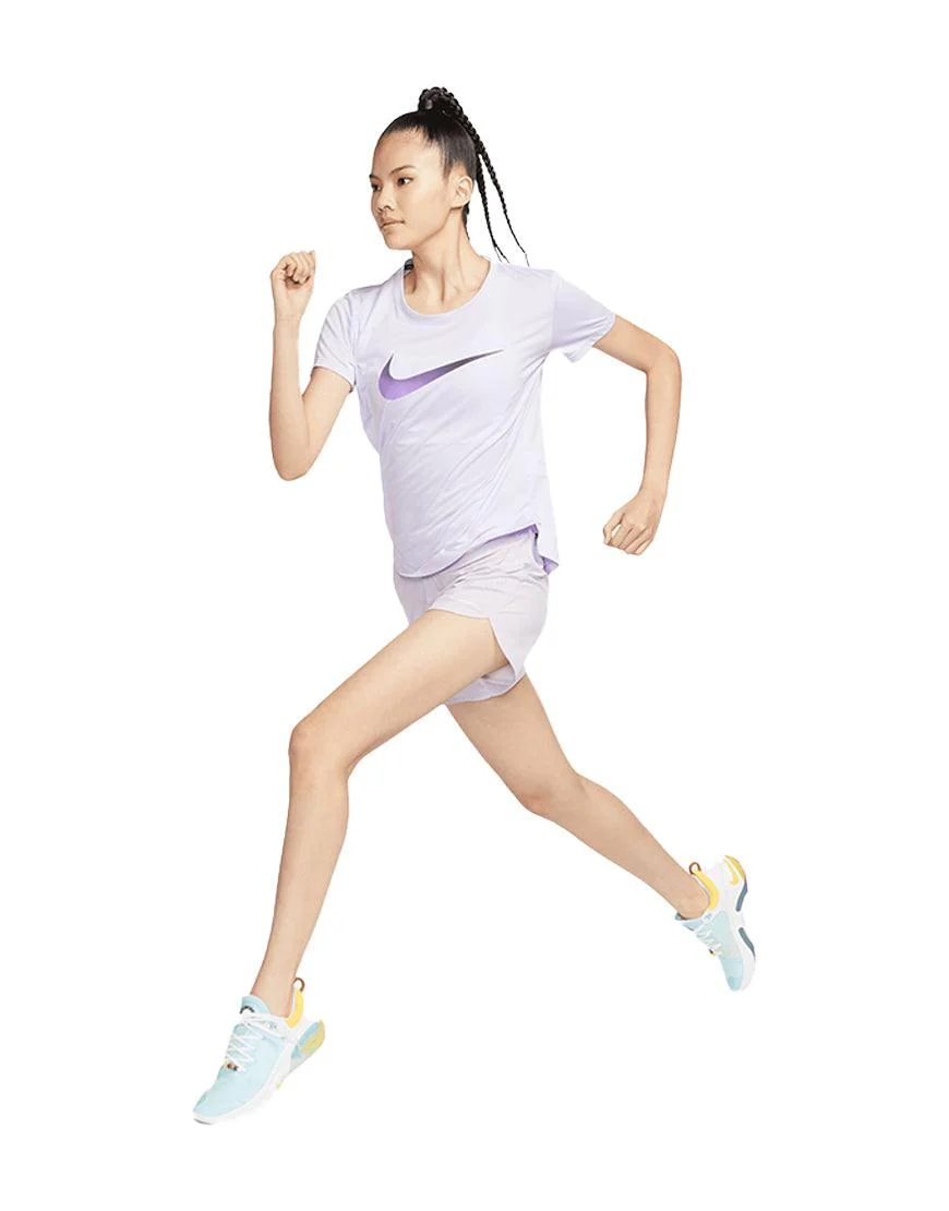 Women's DriFIT One Running Tee :Oxygen Purple - Image 2