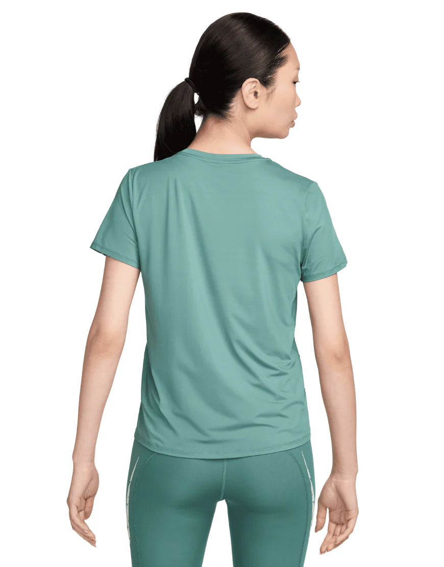 Women's One Swoosh Dri-FIT Short-Sleeve Running Top :Bicoastal | Vapor Green - Image 2