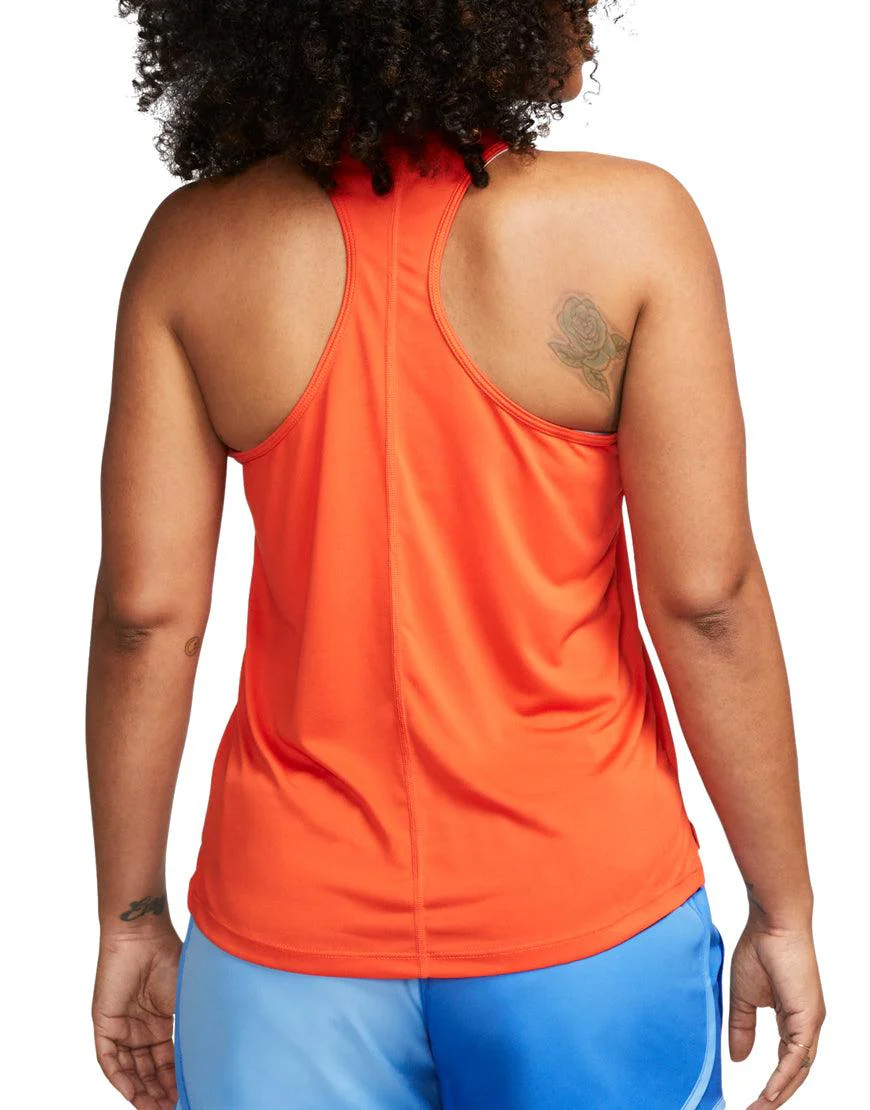 Women's One DriFIT Swoosh Running Tank :Picante Red - Image 2