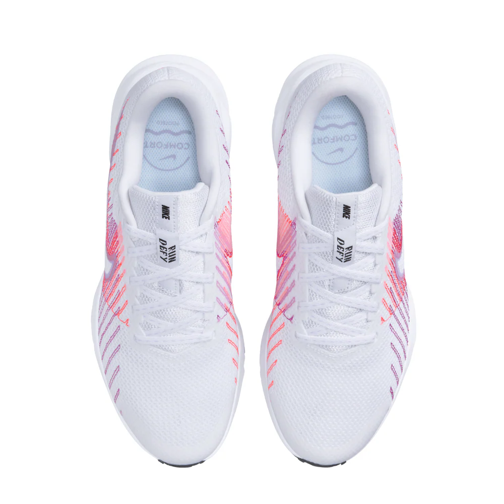 Run Defy Women's :Hydrangeas | Bright Crimson - Image 3