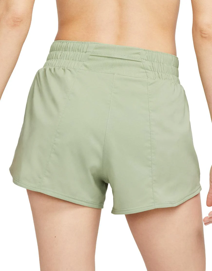 Women's Swoosh Brief Lined Running Shorts :Oil Green - Image 2