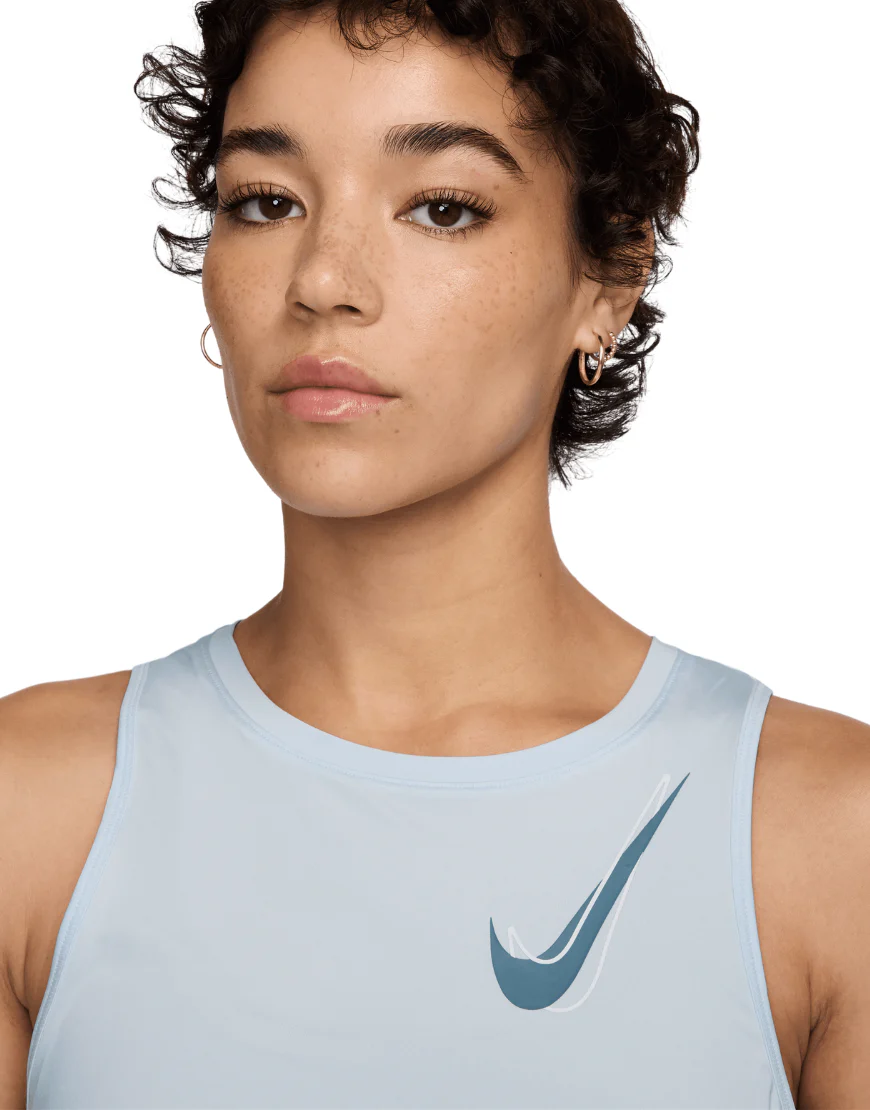 Women's Dri-FIT Running Tank Top :Blue Tint - Image 3