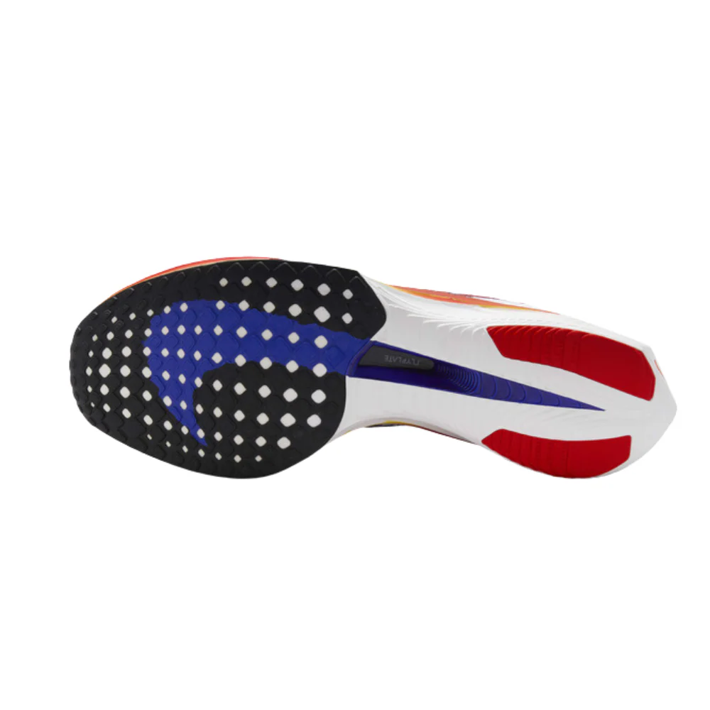 ZoomX Vaporfly Next% 3 Flyknit Premium Men's :White | Habanero Red - Image 3