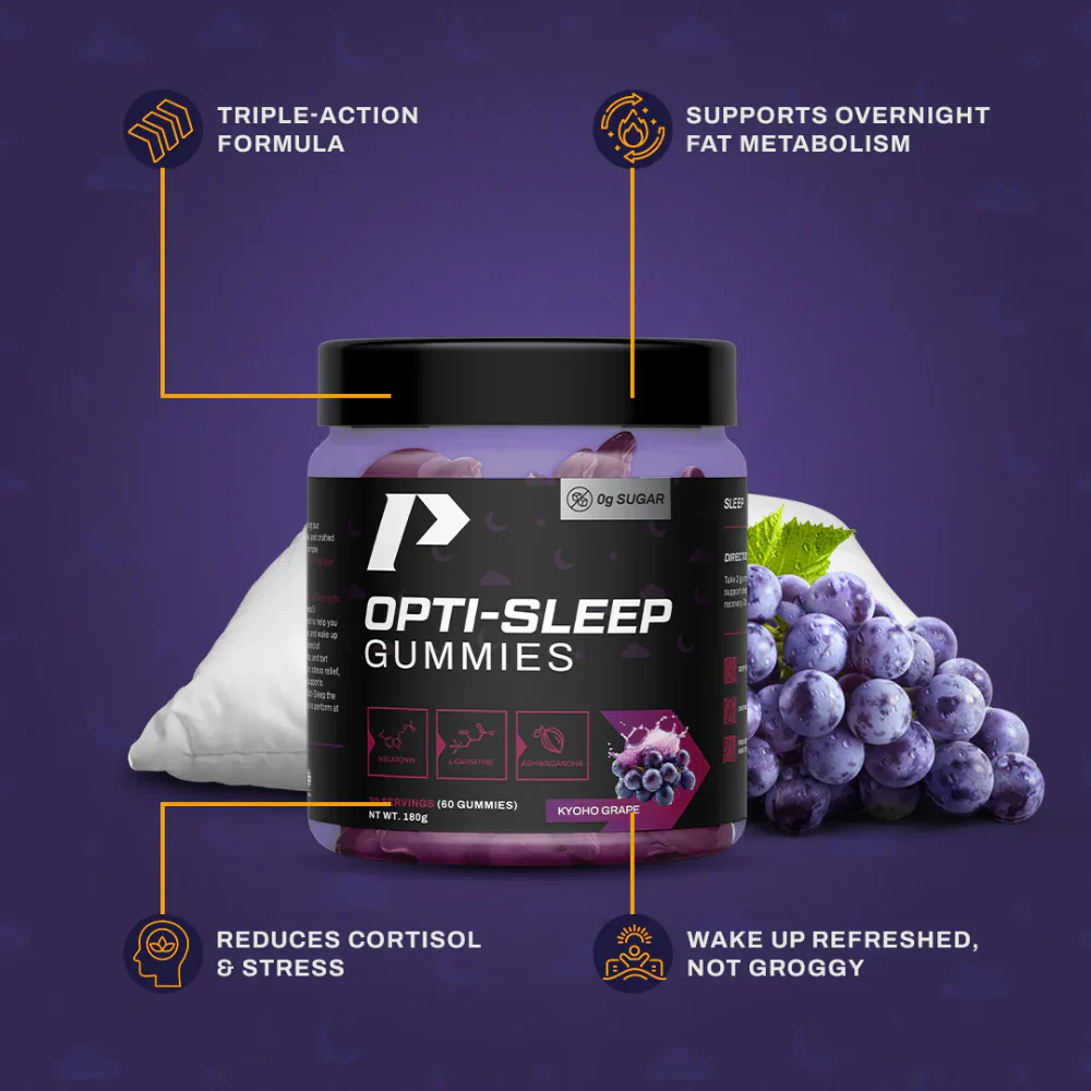 Opti-Sleep Gummies :Kyoho Grape - Image 3