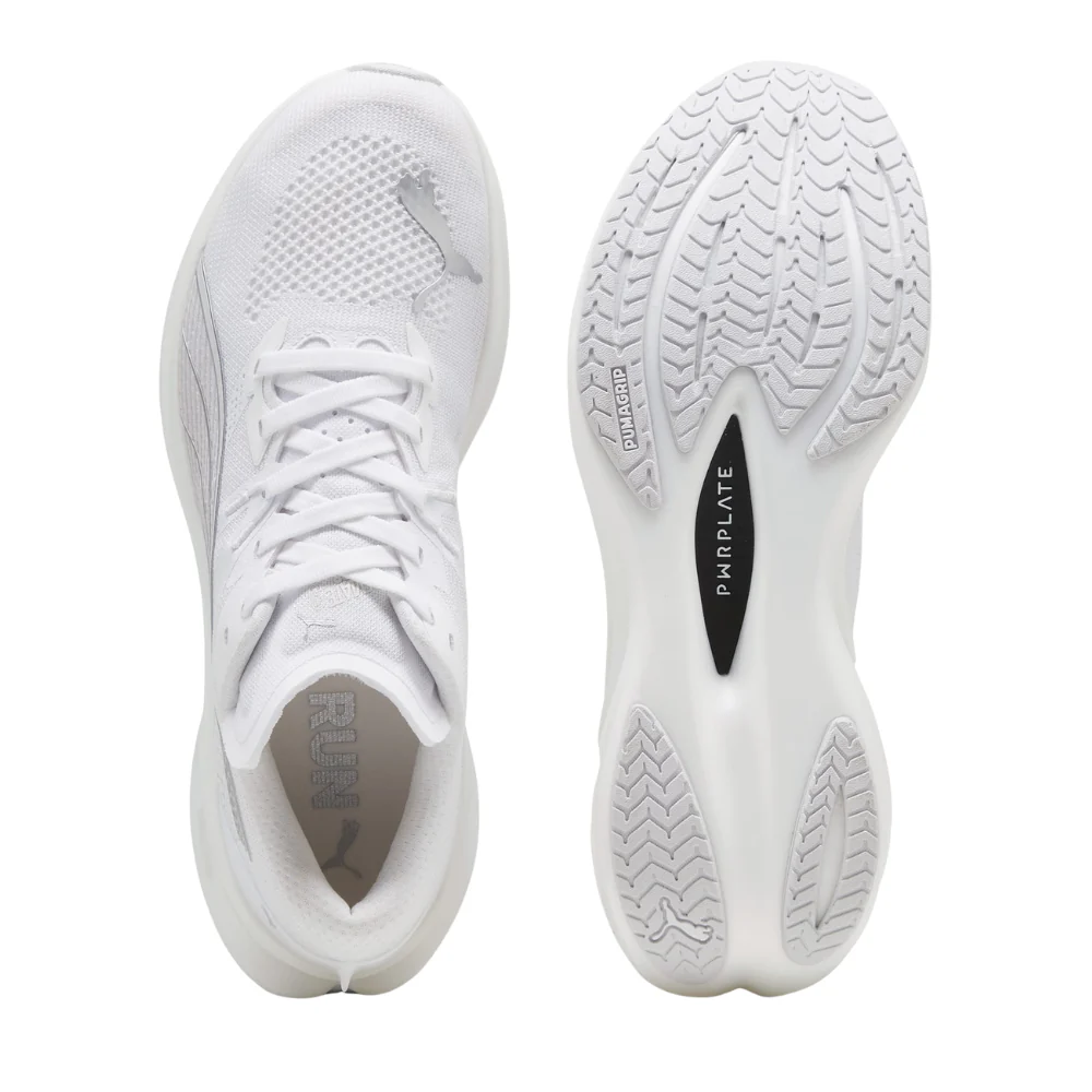 Deviate Nitro 3 Men's :PUMA White | Feather Gray - Image 4