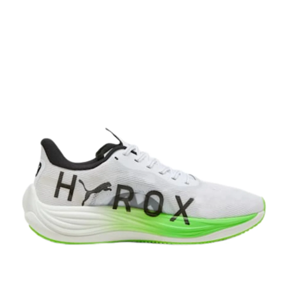 Hyrox Velocity Nitro 3 Men's :White | Green Glare - Image 3