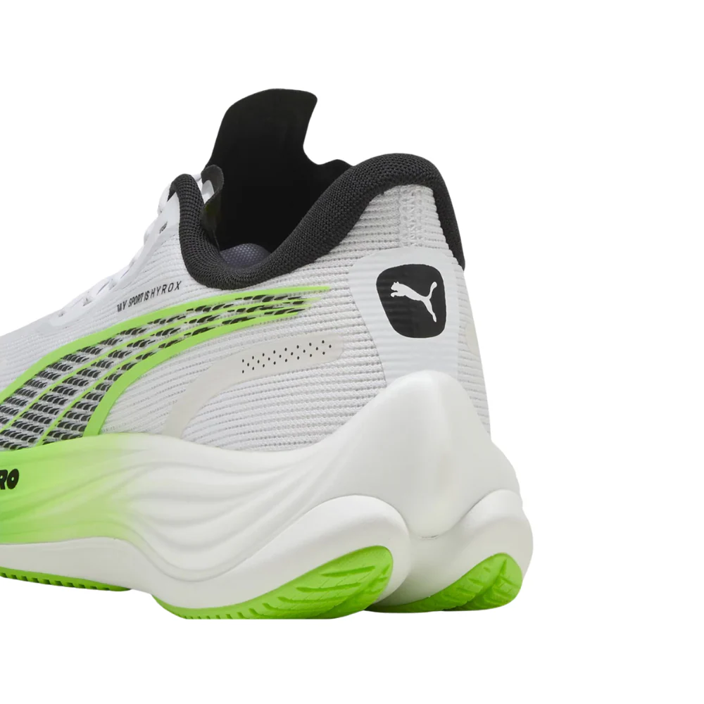 Hyrox Velocity Nitro 3 Men's :White | Green Glare - Image 5