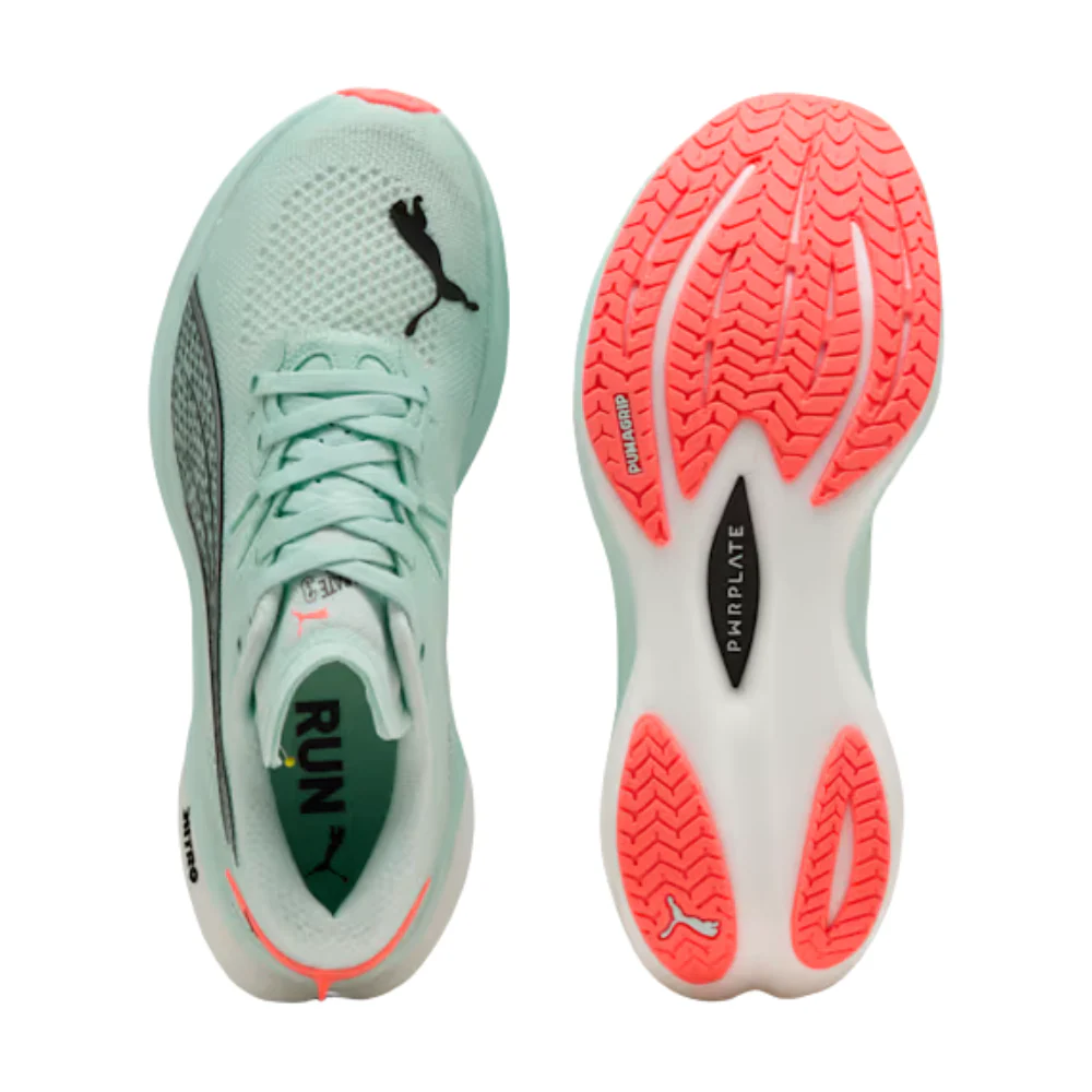 Deviate Nitro 3 Women's :Peaceful Blue | Glowing Red - Image 4