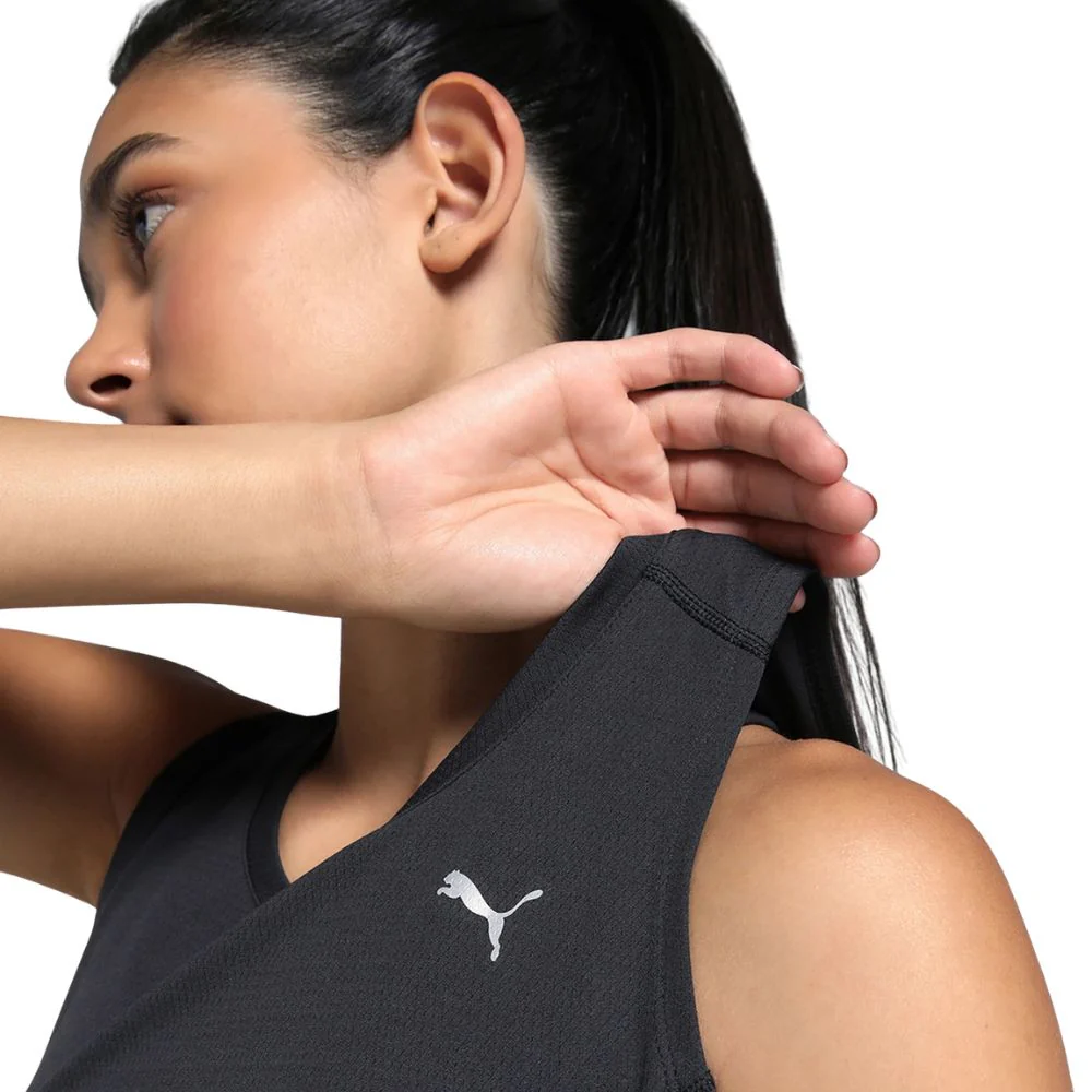 Women’s Velocity Tank Puma :Black - Image 3