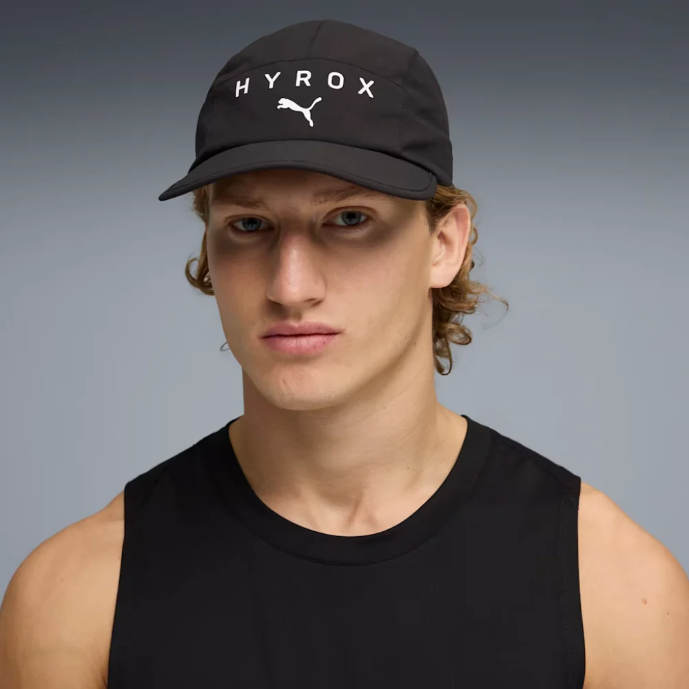 Hyrox 5 Panel Cap :PUMA Black - Image 3