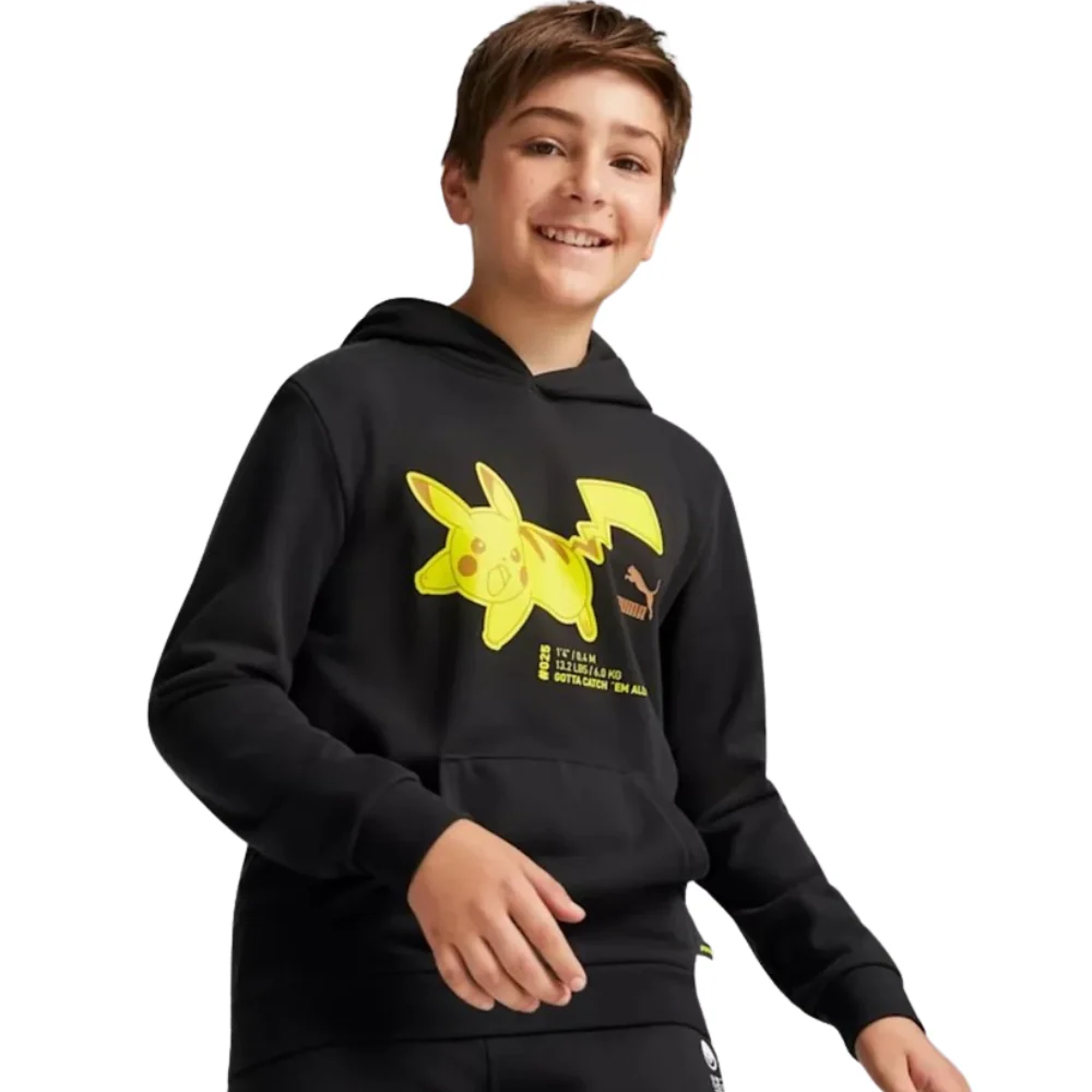Kids' PUMA x POKÉMON Hoodie TR Kids Puma: Black - Image 3