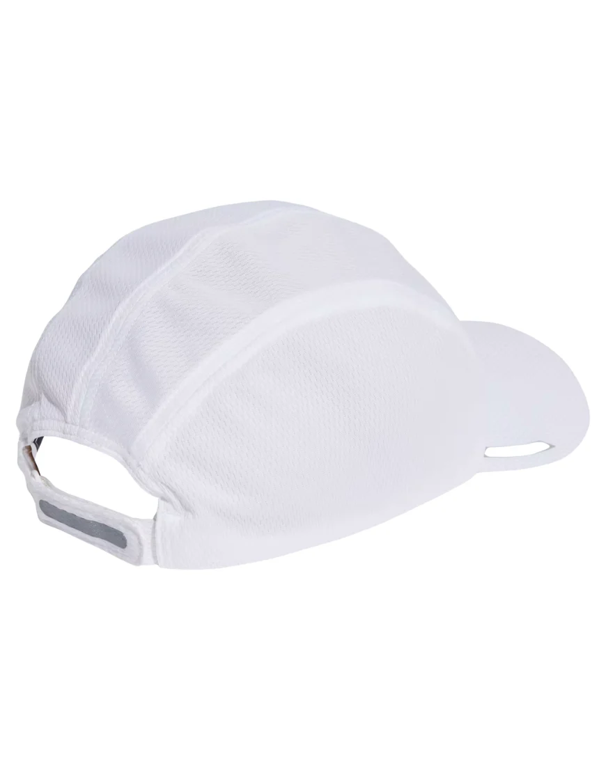 AeroReady Four-Panel Mesh Running Cap : White - Image 2