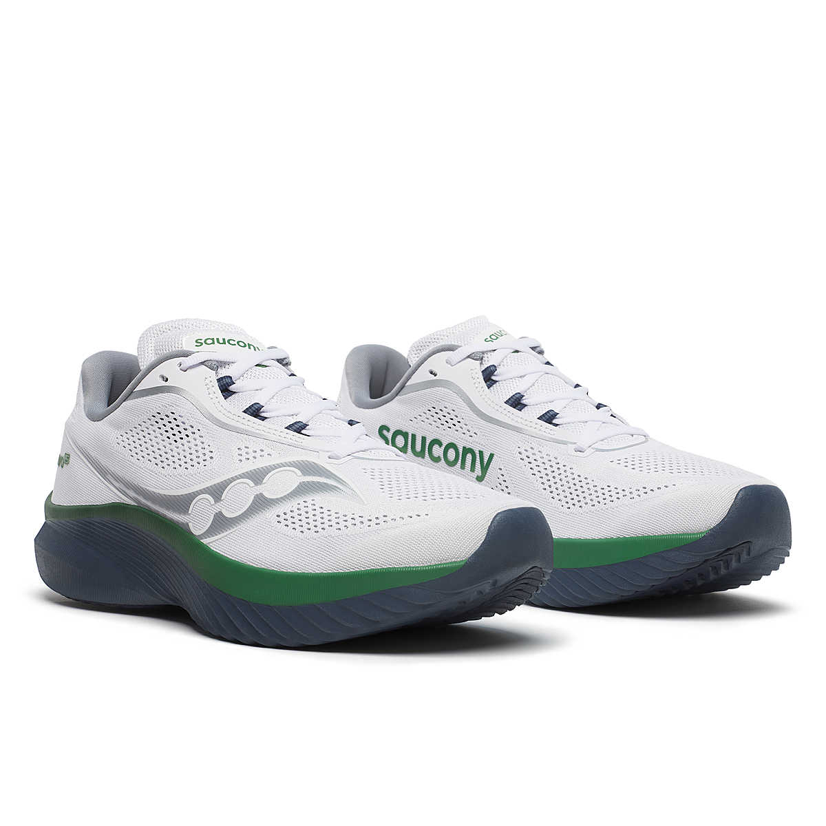 Kinvara 15 Men's :White | Navy - Image 2