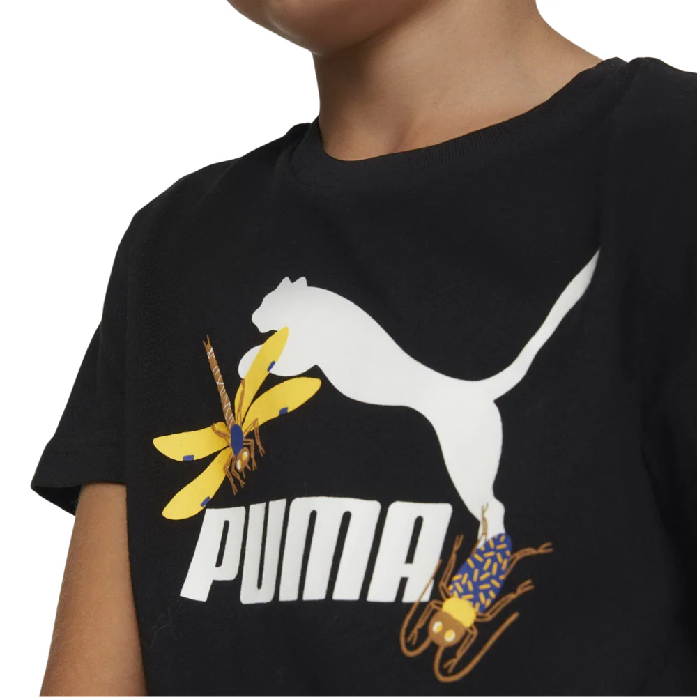Kids' Small World Prime Tee :Black - Image 3