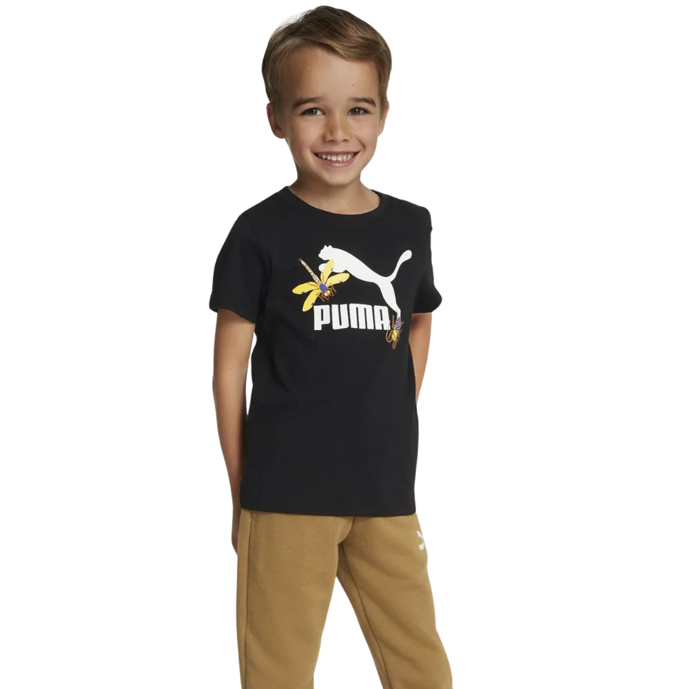 Kids' Small World Prime Tee :Black - Image 4