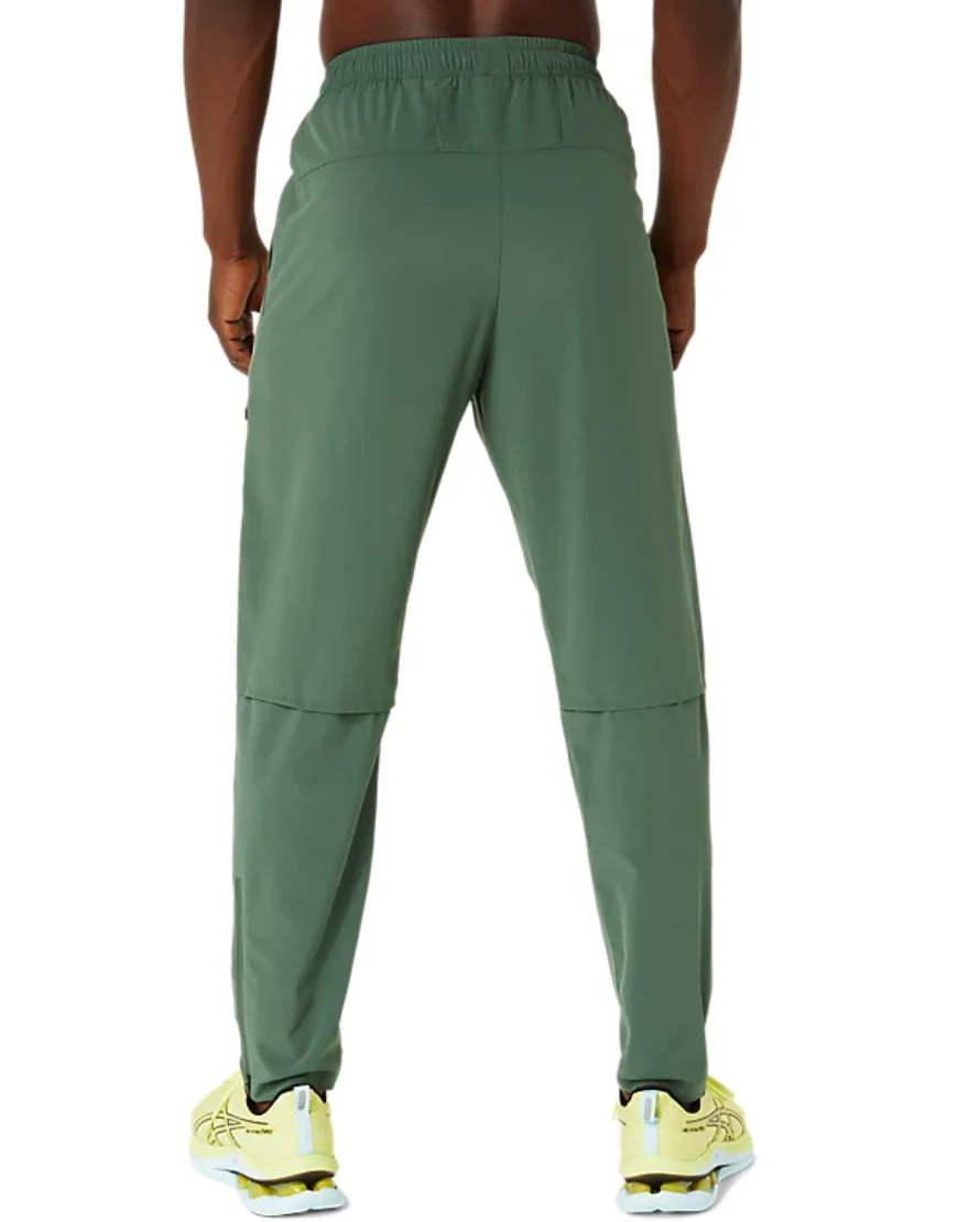 Men's Stretch Woven Zipper Pants :Green - Image 2