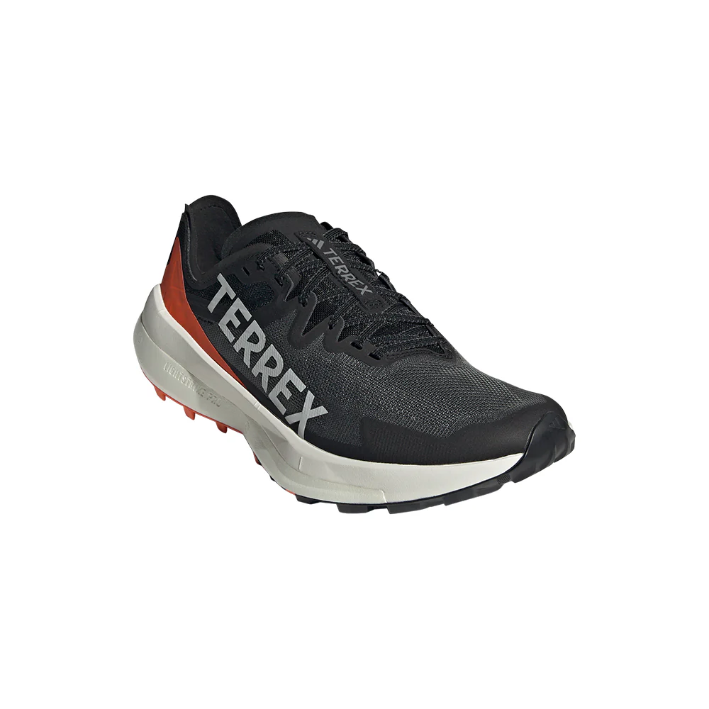 Terrex Agravic Speed Trail Men's :Core Black | Impact Orange - Image 2