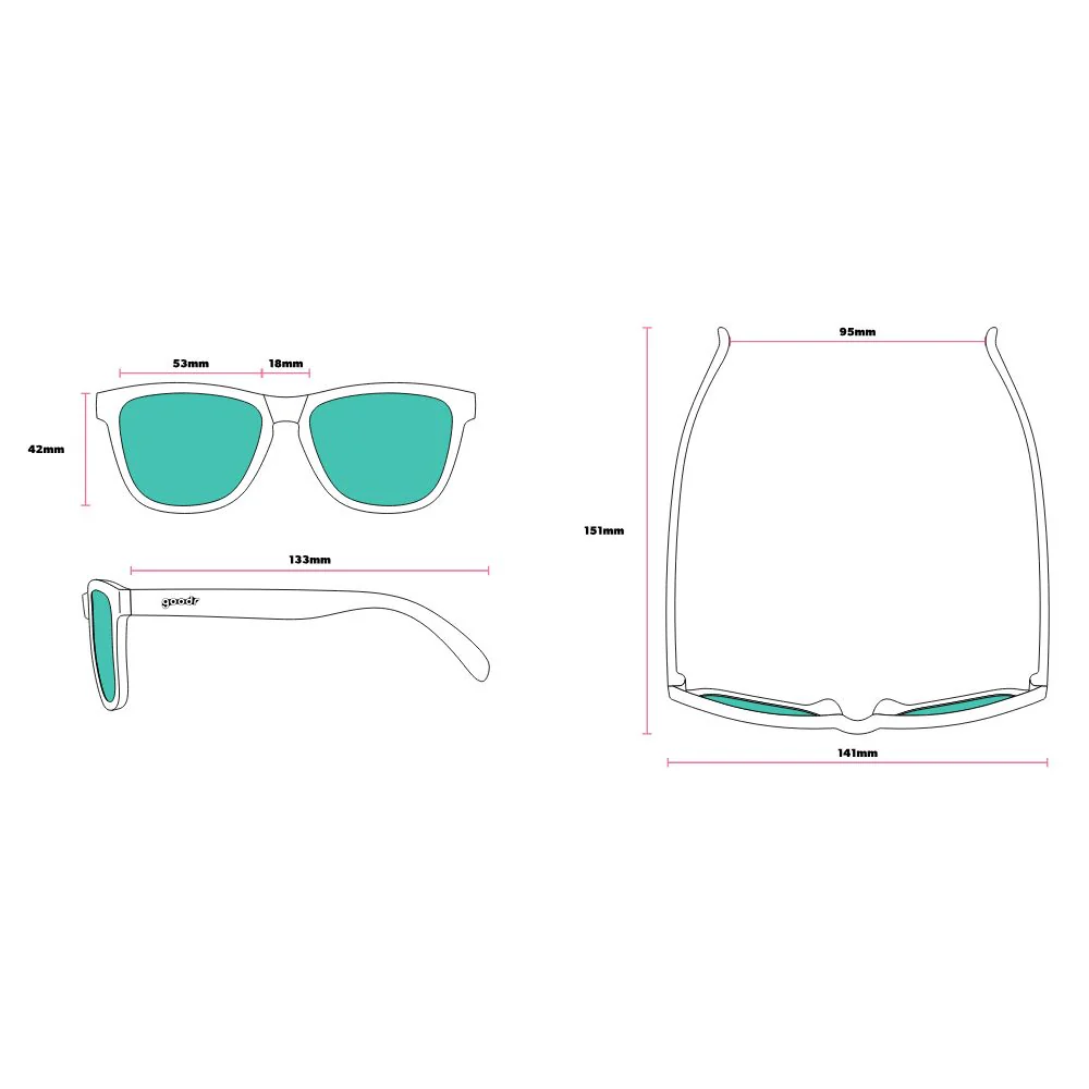 Goodr OG The Ocean's Most Wanted Sunglasses - Image 6