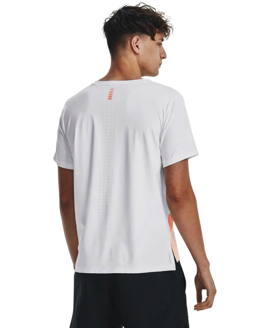 Men's Launch Elite Graphic Short Sleeve :White - Image 2