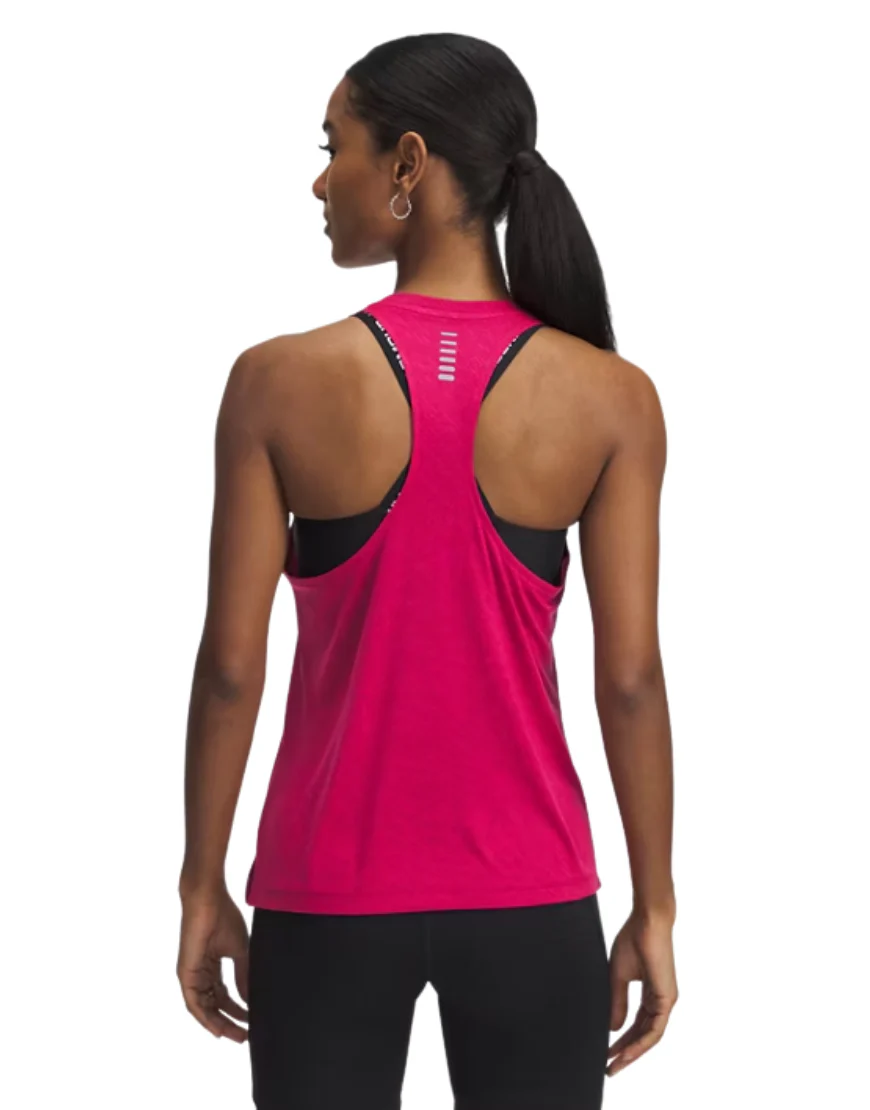 Women's Launch Camo Singlet :Pink - Image 2