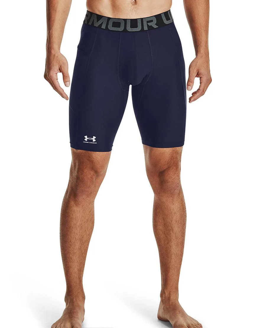 Men's HeatGear Pocket Long Shorts :Midnight Navy