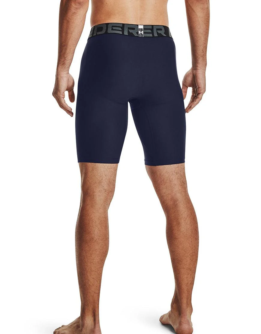 Men's HeatGear Pocket Long Shorts :Midnight Navy - Image 4