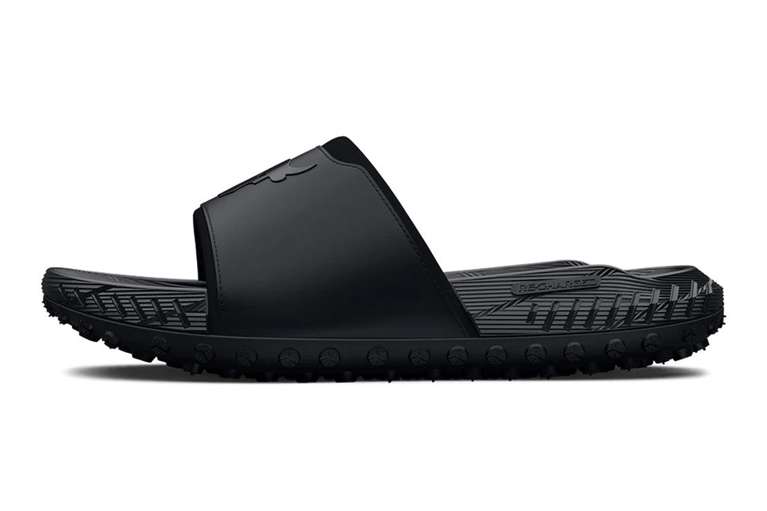 UA Project Rock 3 Slides :Black | Pitch Grey