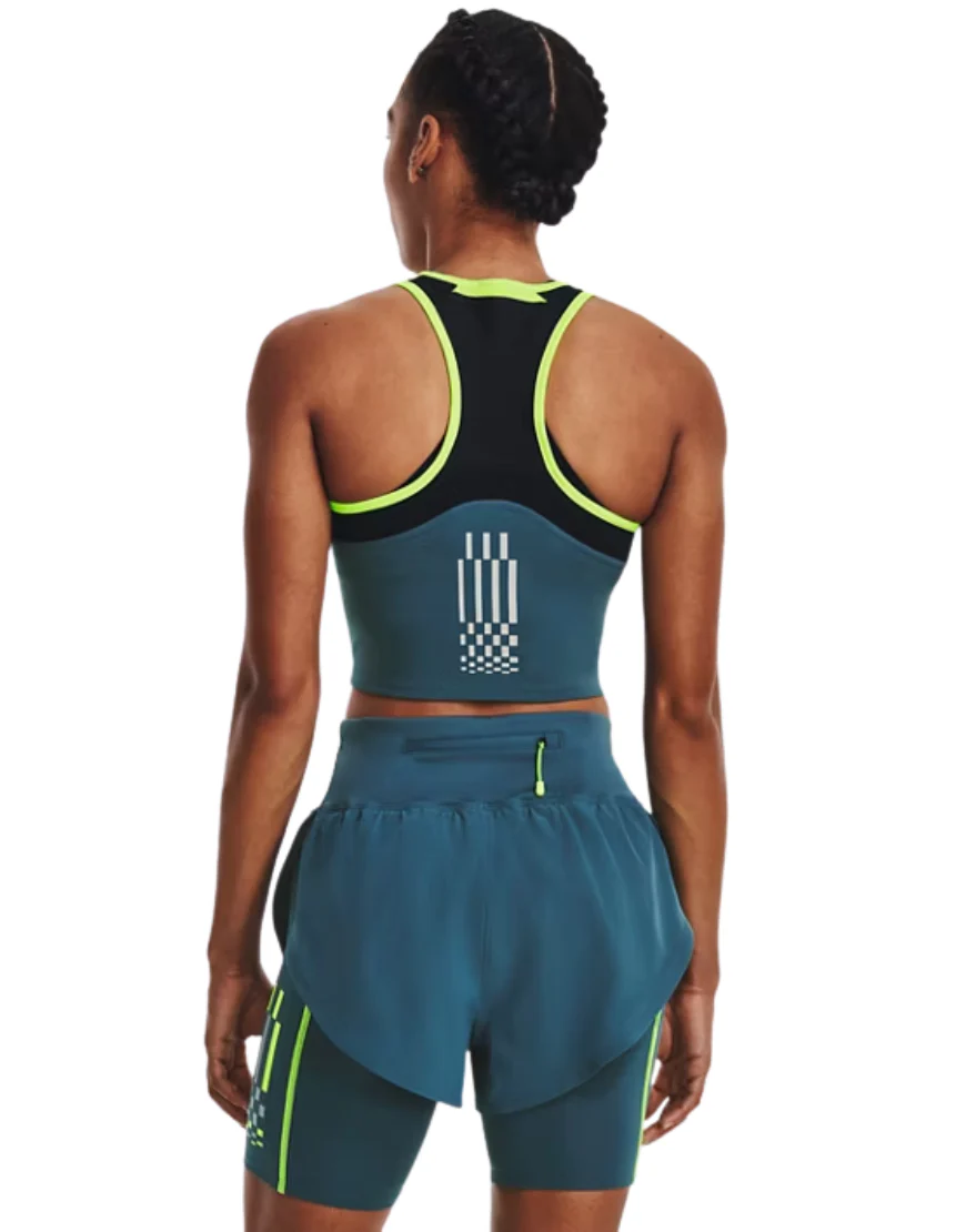 Women's Run Anywhere Tank :Green - Image 2
