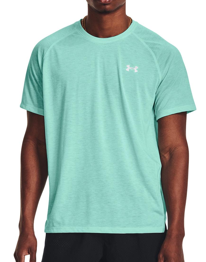 Men's Streaker Run Tee :Neo Turquoise