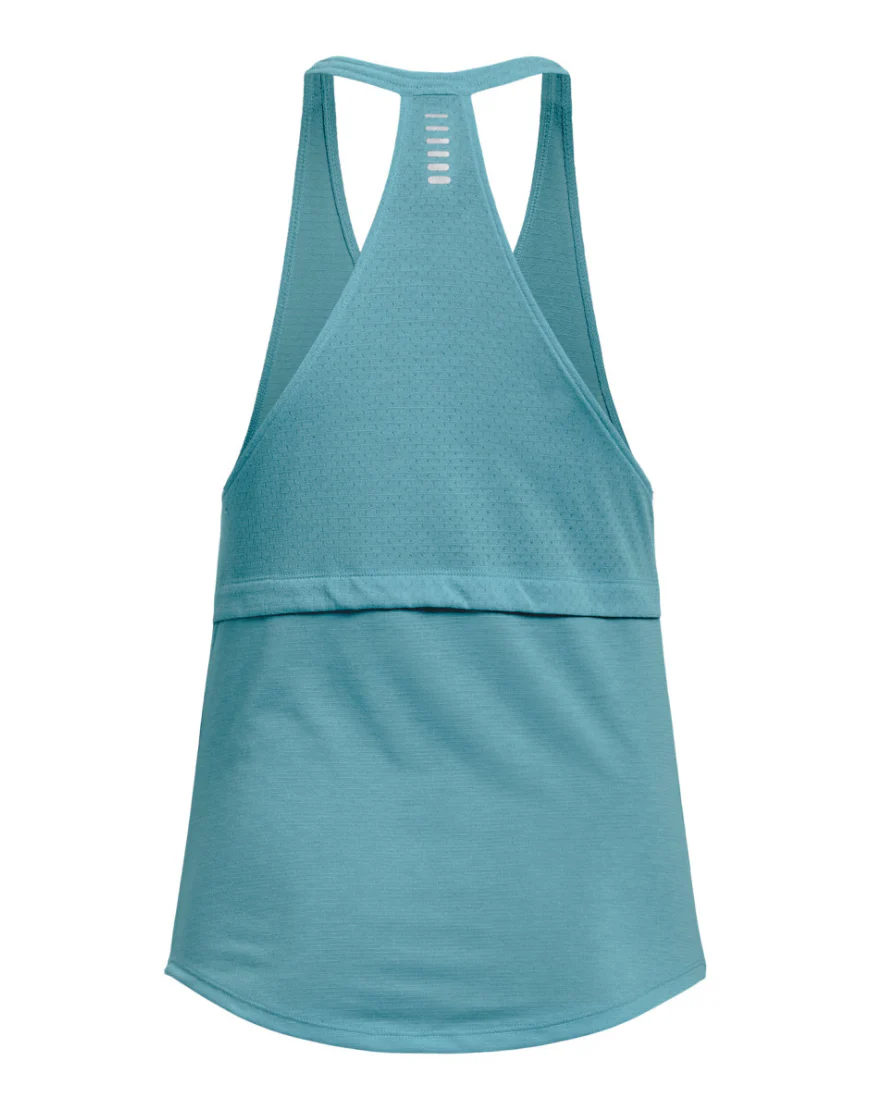 Women's Streaker Run Tank Top :Blue - Image 3