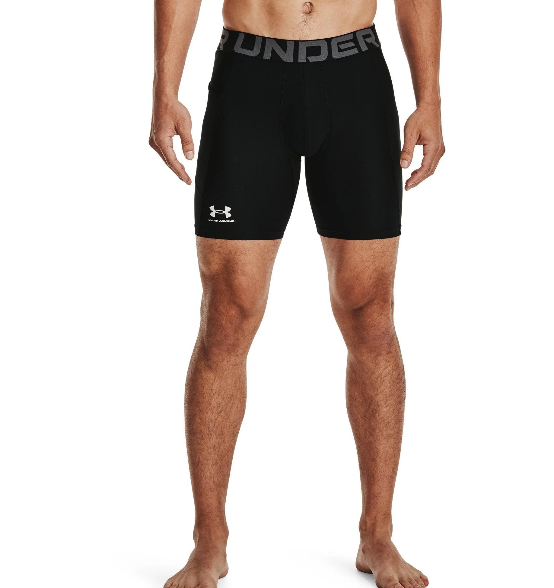 Men's HeatGear Armour Compression Shorts :Black