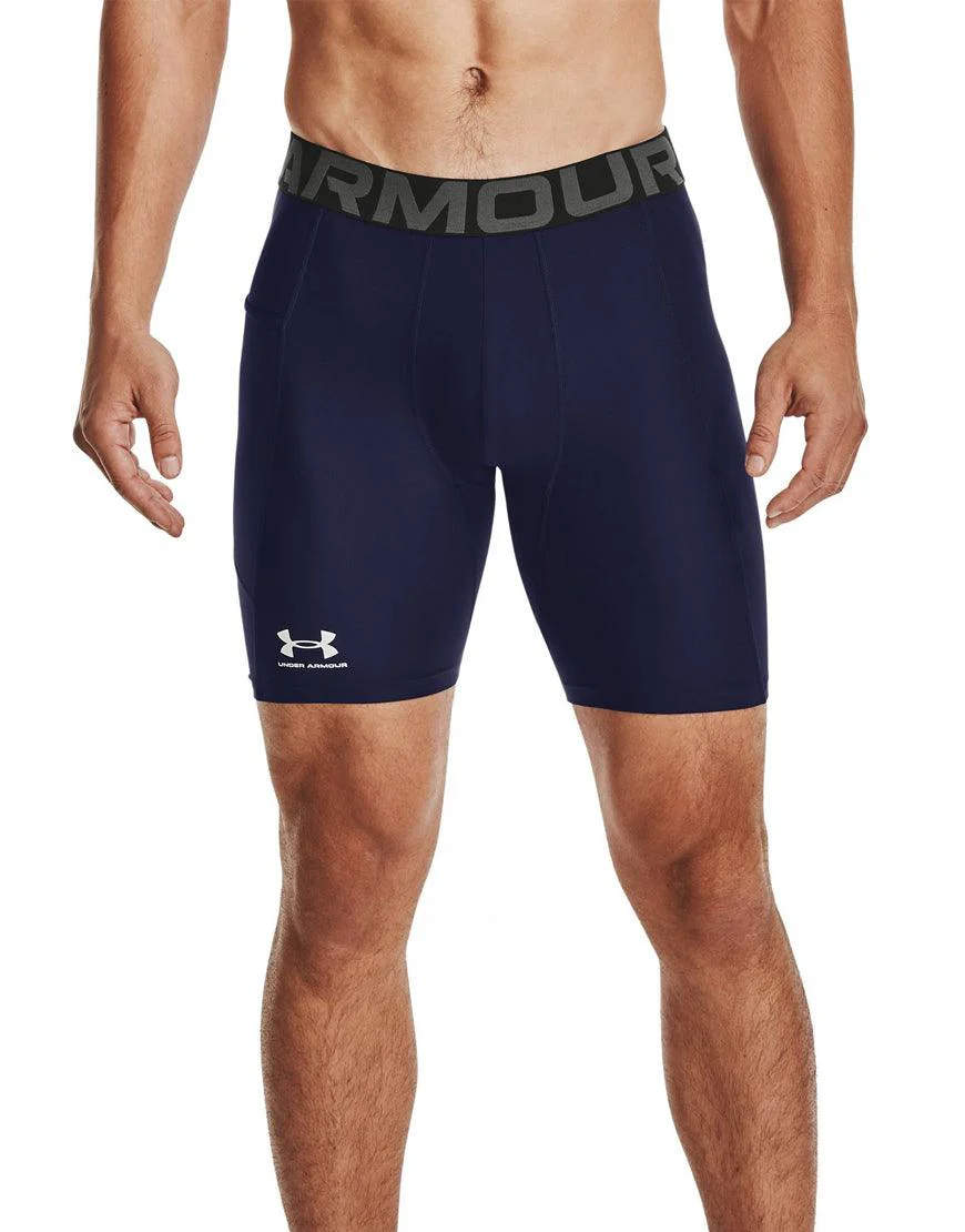 Men's HeatGear Armour Compression Shorts :Midnight Navy