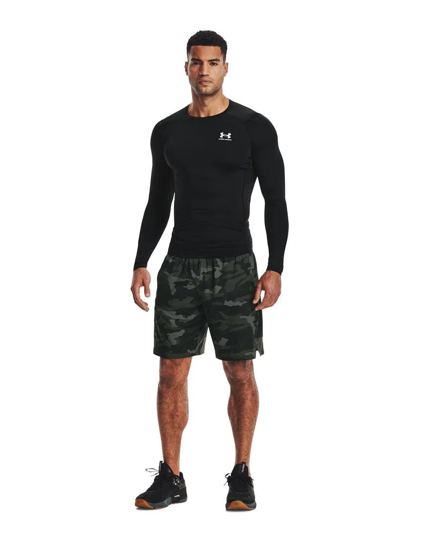 Men's HeatGear Armour Long Sleeve Compression Top - Image 2