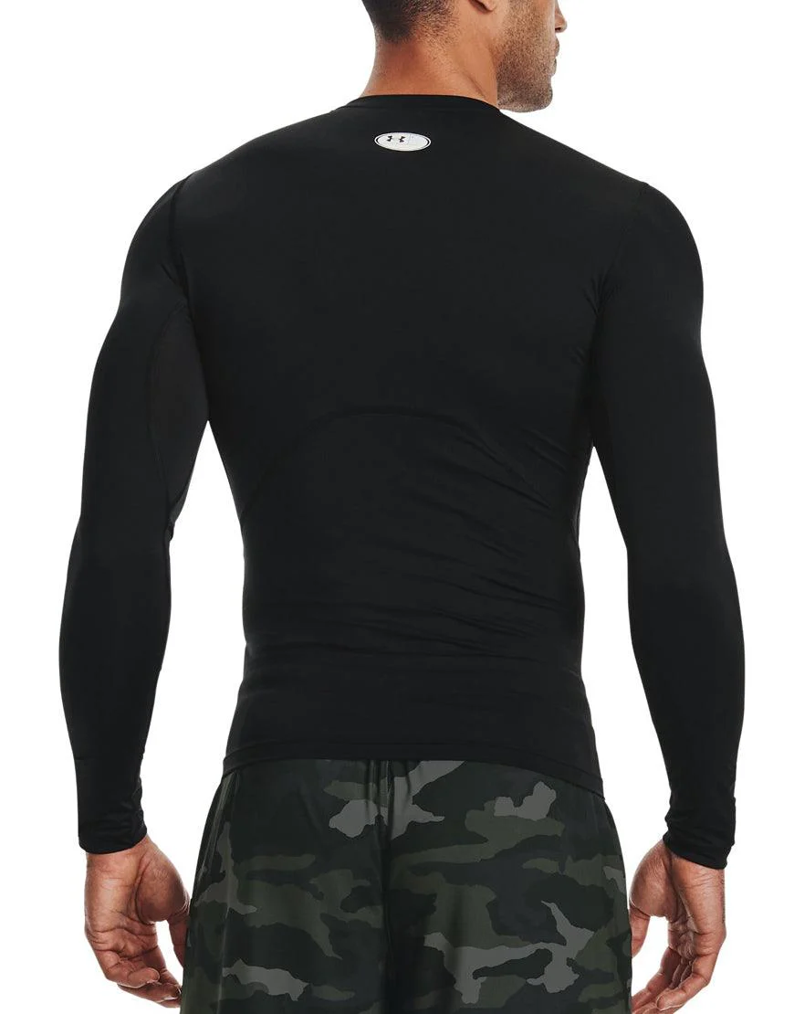 Men's HeatGear Armour Long Sleeve Compression Top - Image 3
