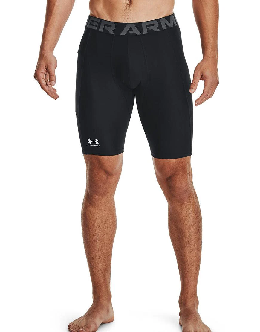 Men's HeatGear Pocket Long Shorts :Black