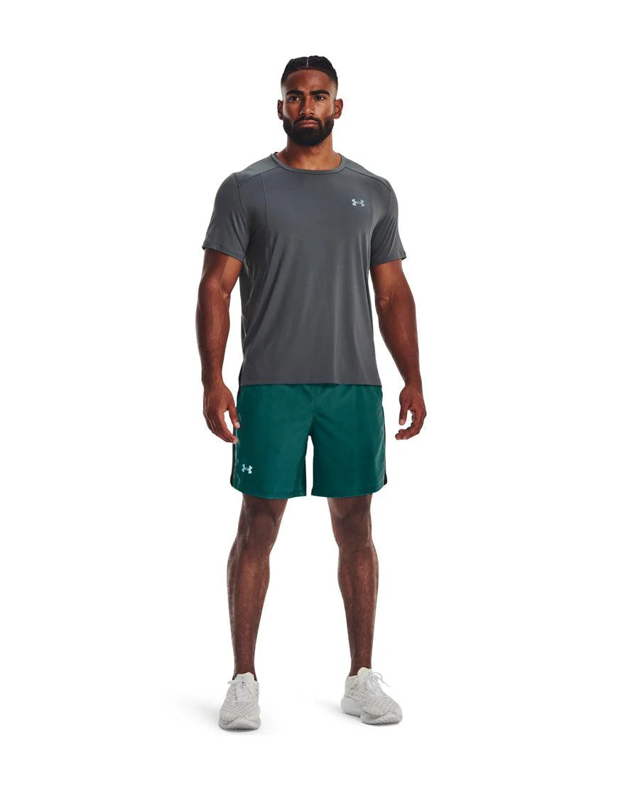 Men's Launch Run 7in Shorts :Coastal Teal - Image 2