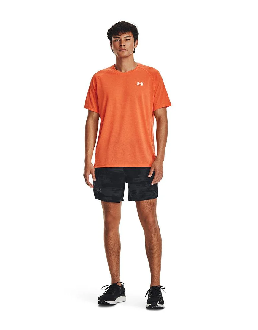 Men's Streaker Run Tee :Dark Tangerine - Image 2