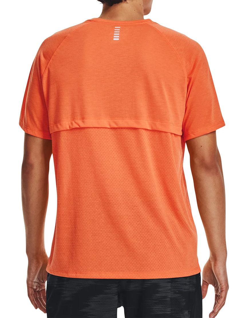 Men's Streaker Run Tee :Dark Tangerine - Image 3