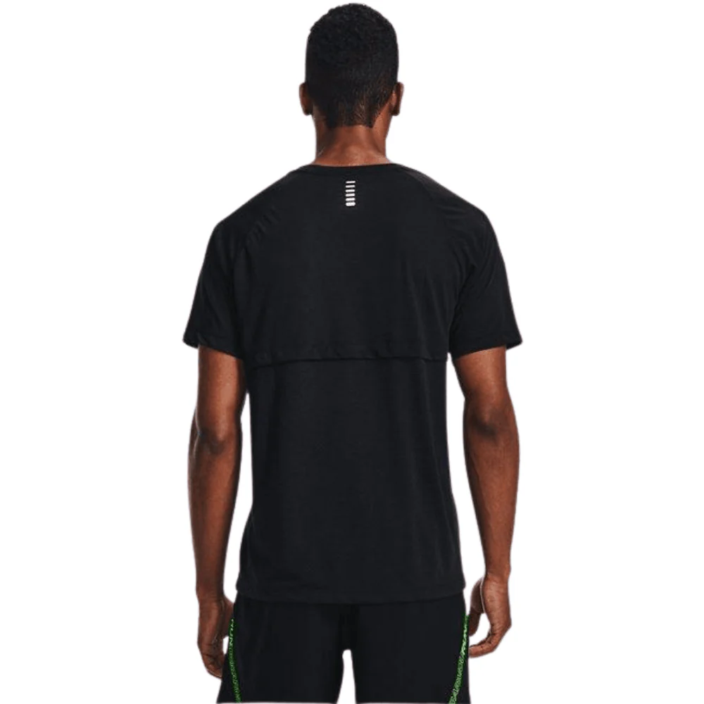 Men's Streaker Run Tee :Black - Image 2
