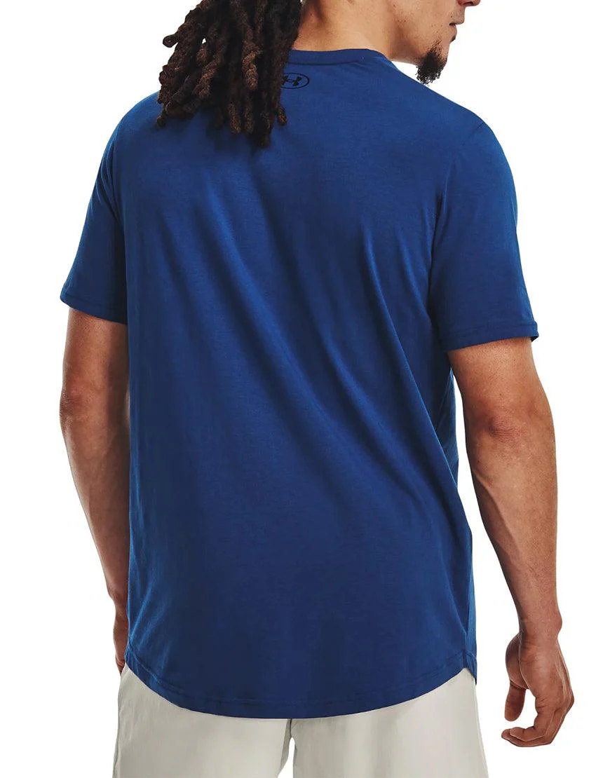 Men's Project Rock Champ Tee :Blue Mirage - Image 3
